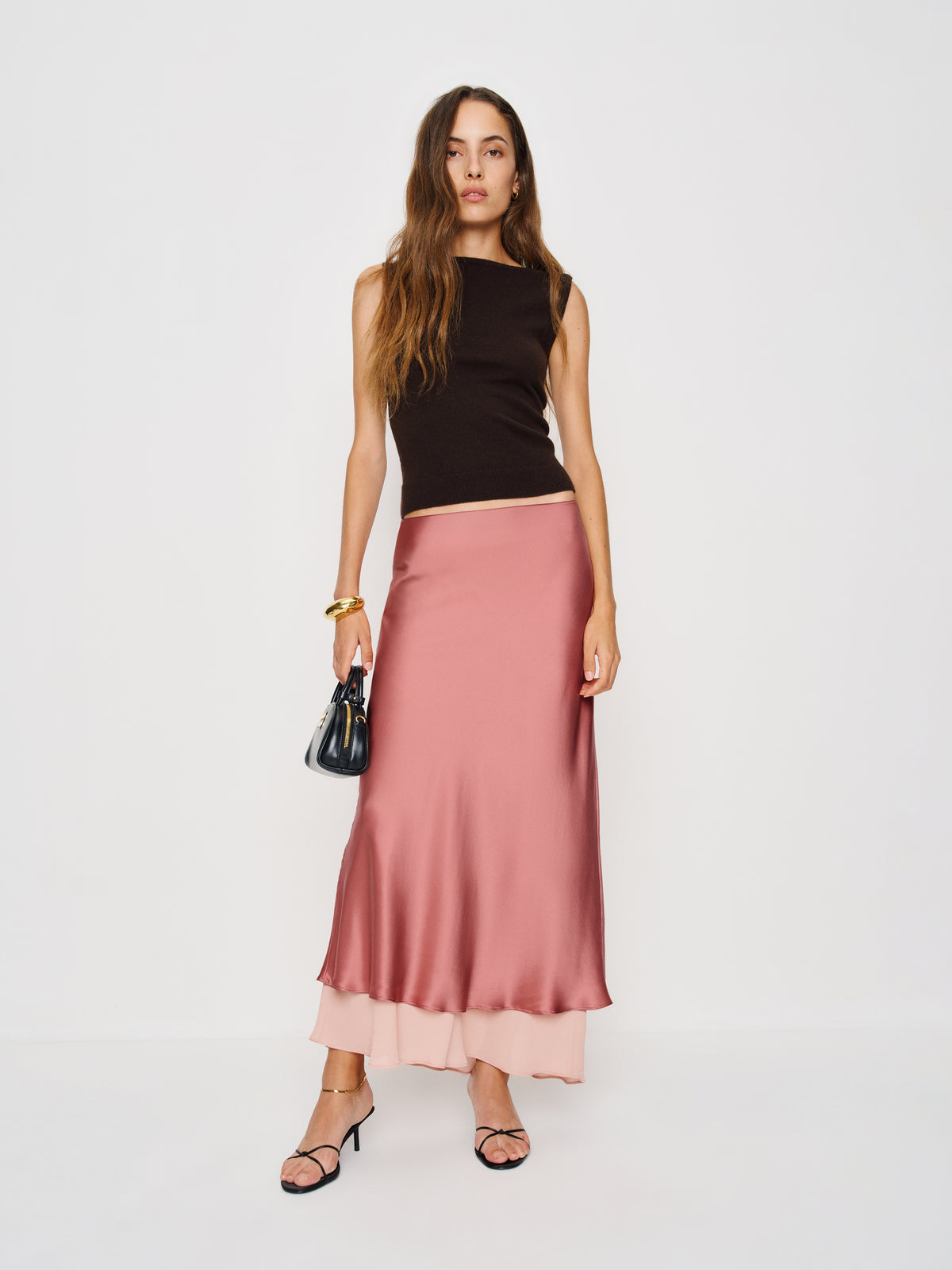 marcia silk skirt