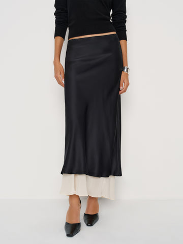 marcia silk skirt