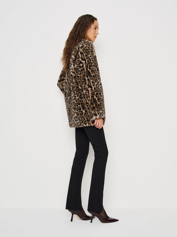 sable faux fur coat