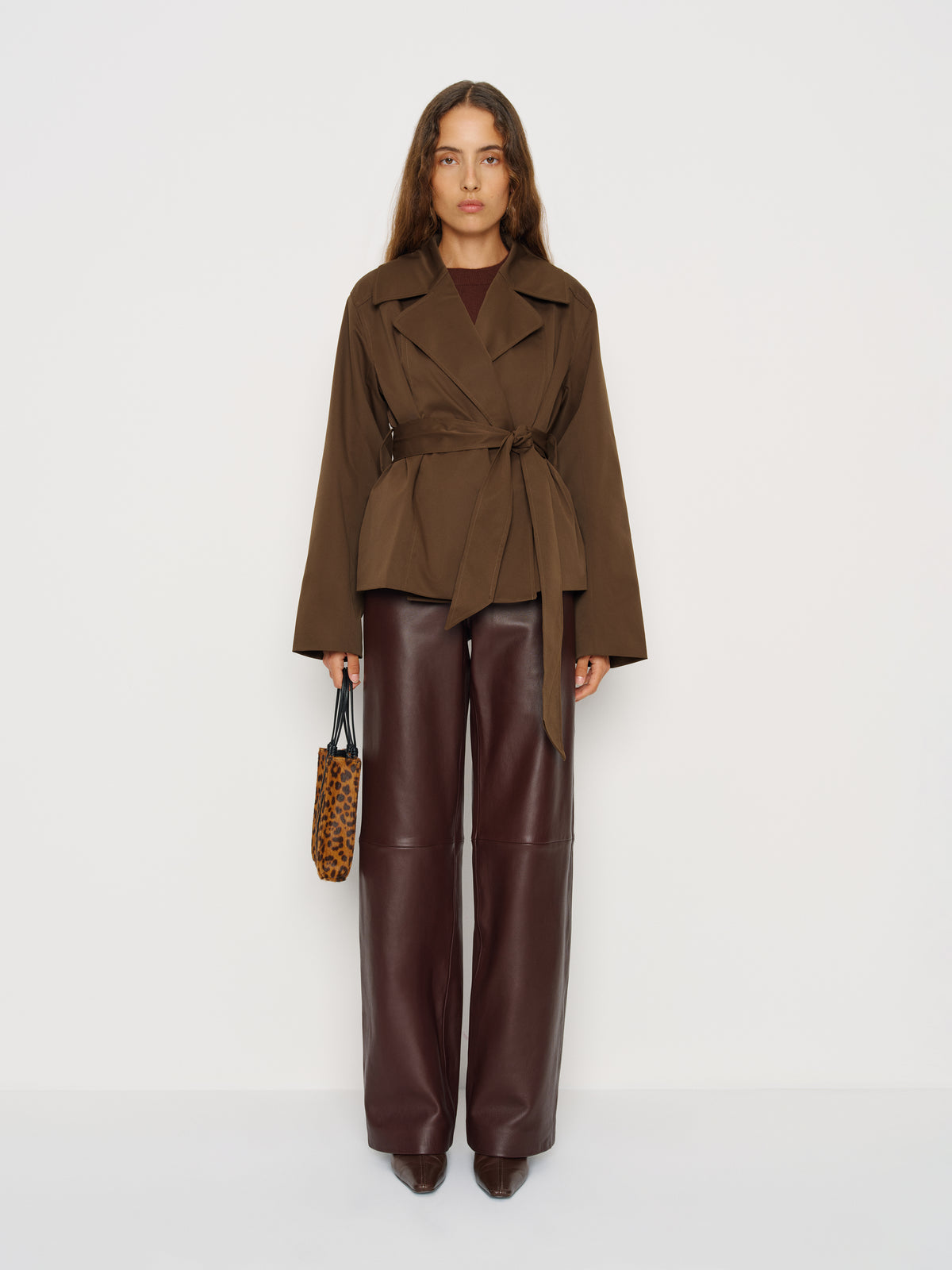 jaden cropped trench