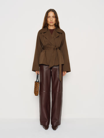 jaden cropped trench