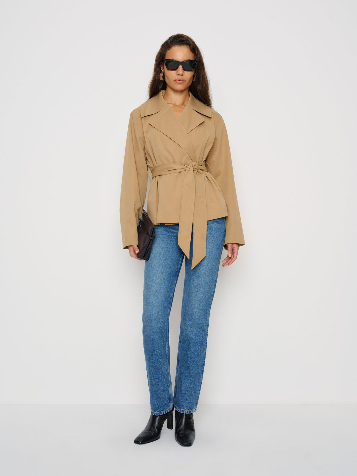 jaden cropped trench