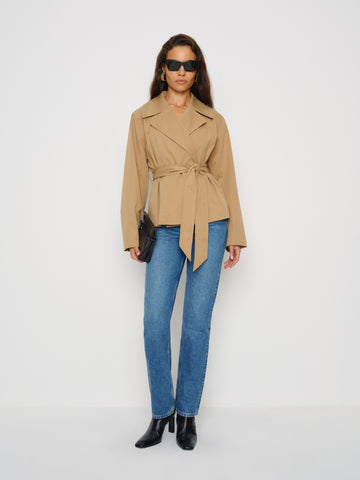jaden cropped trench