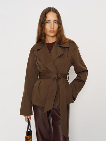 jaden cropped trench