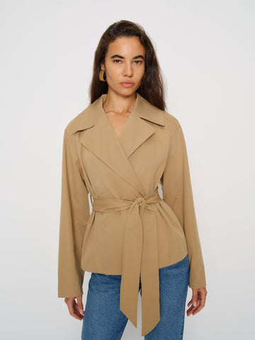 jaden cropped trench