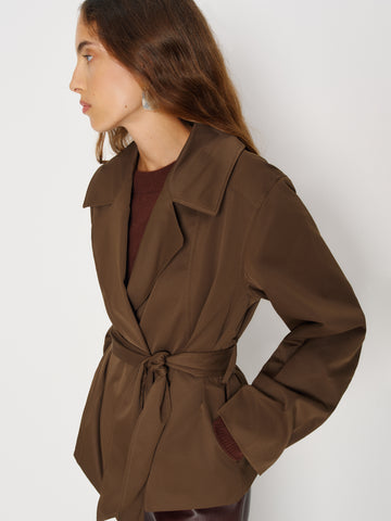 jaden cropped trench