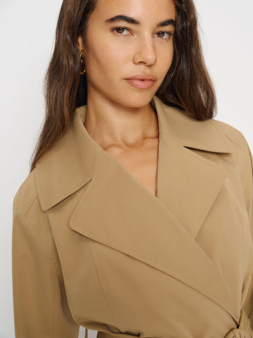 jaden cropped trench