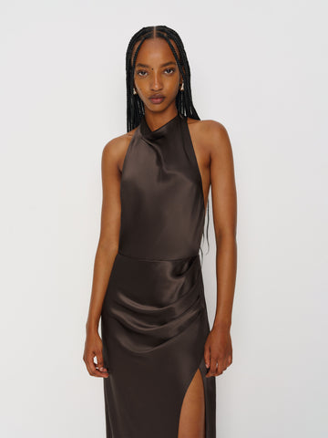 emeline silk dress