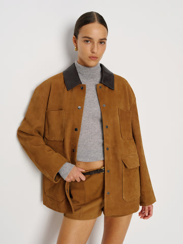 veda scottie suede jacket