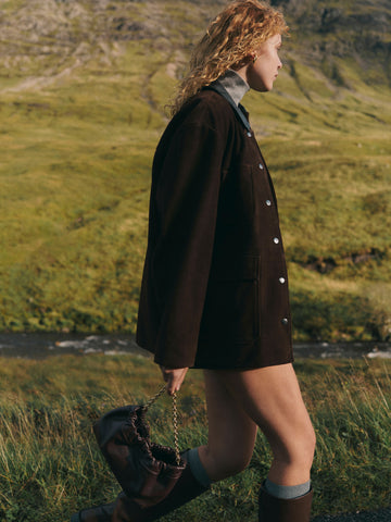 veda scottie suede jacket