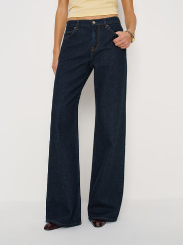 cary low rise slouchy wide leg long jeans