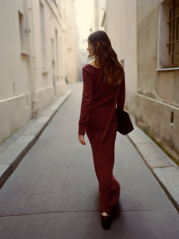 irene cashmere sweater & scarf set