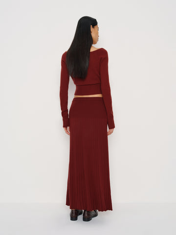 irene cashmere sweater & scarf set