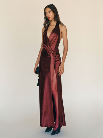 oceane satin dress