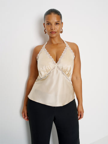 monica silk top es