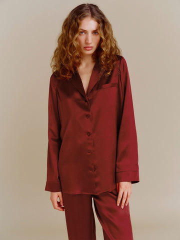 ella silk pajama set