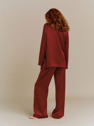 ella silk pajama set