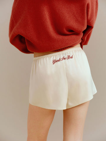 gracie satin pajama short