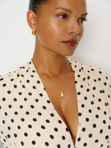 maple cream blouse es