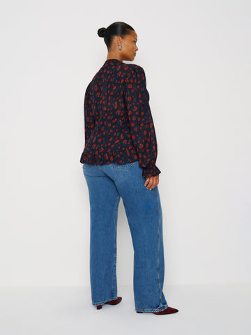 maple cream blouse es