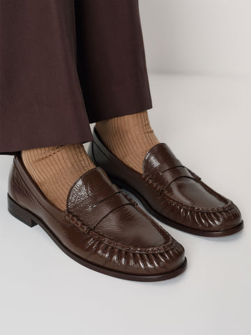 francine ruched loafer