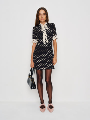 milk glass heeled mule