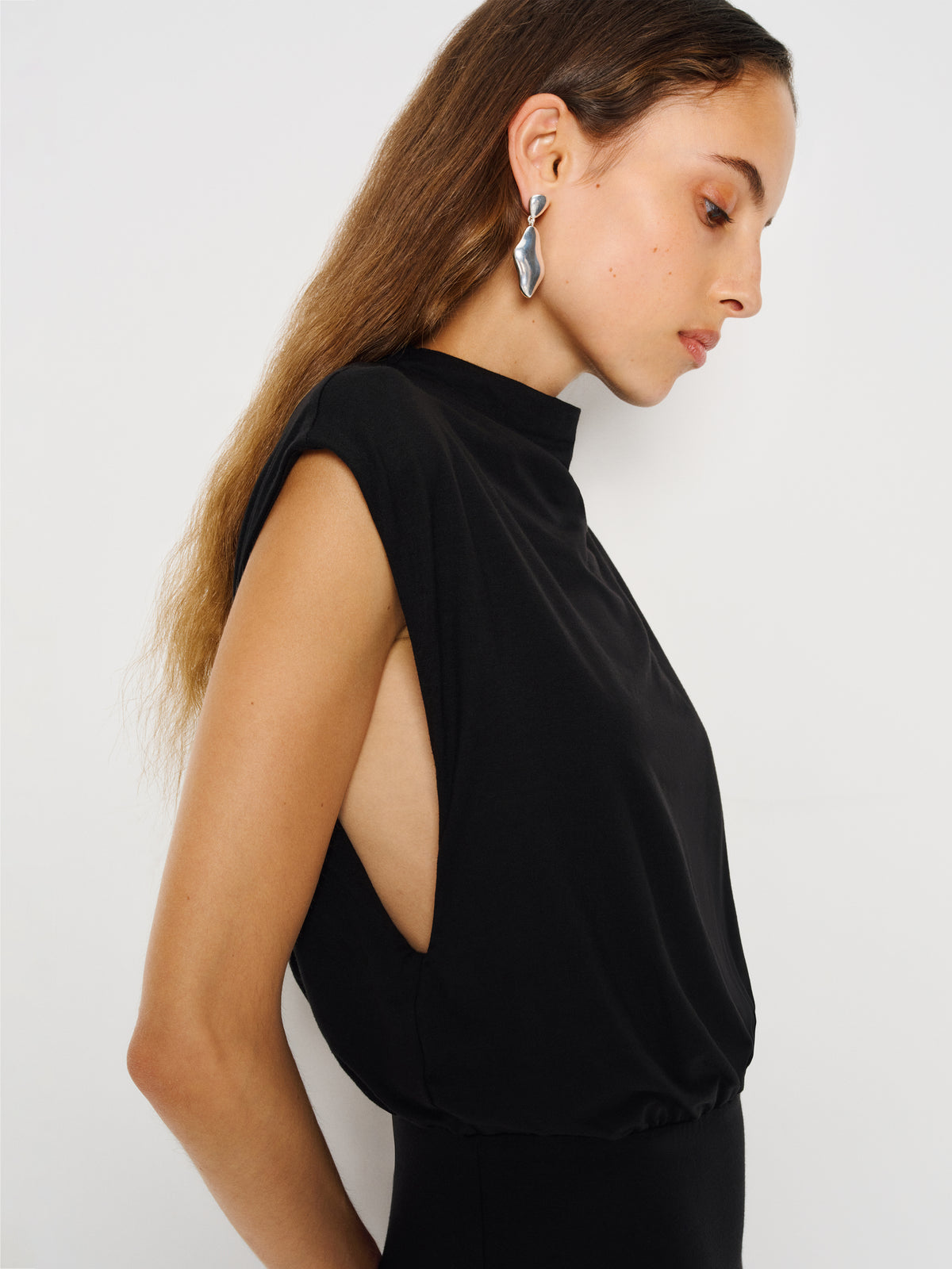 carmel drop earrings