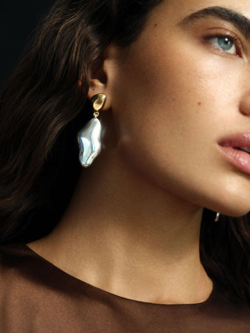carmel drop earrings